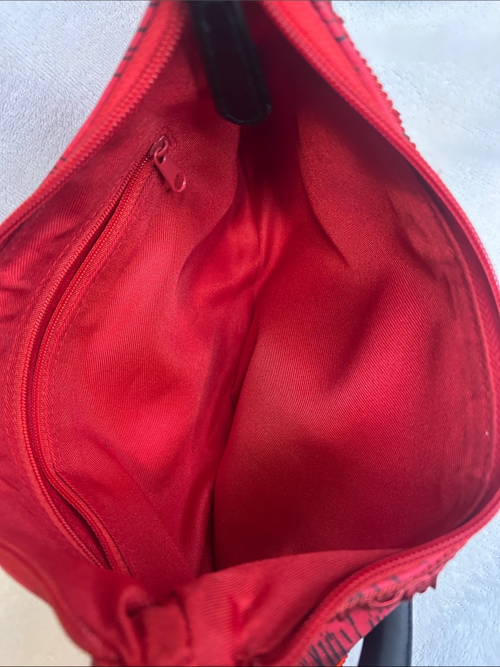 Jazz Singer Musician Retro Hobo Handbag Purse Bag Red Blue - Picture 6 of 12